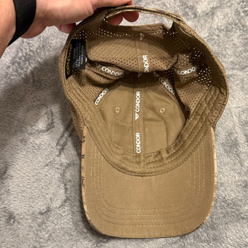 Condor Tactical Camo Baseball Cap SUCK IT UP BUTTERCUP Patch‎ Mesh Back
